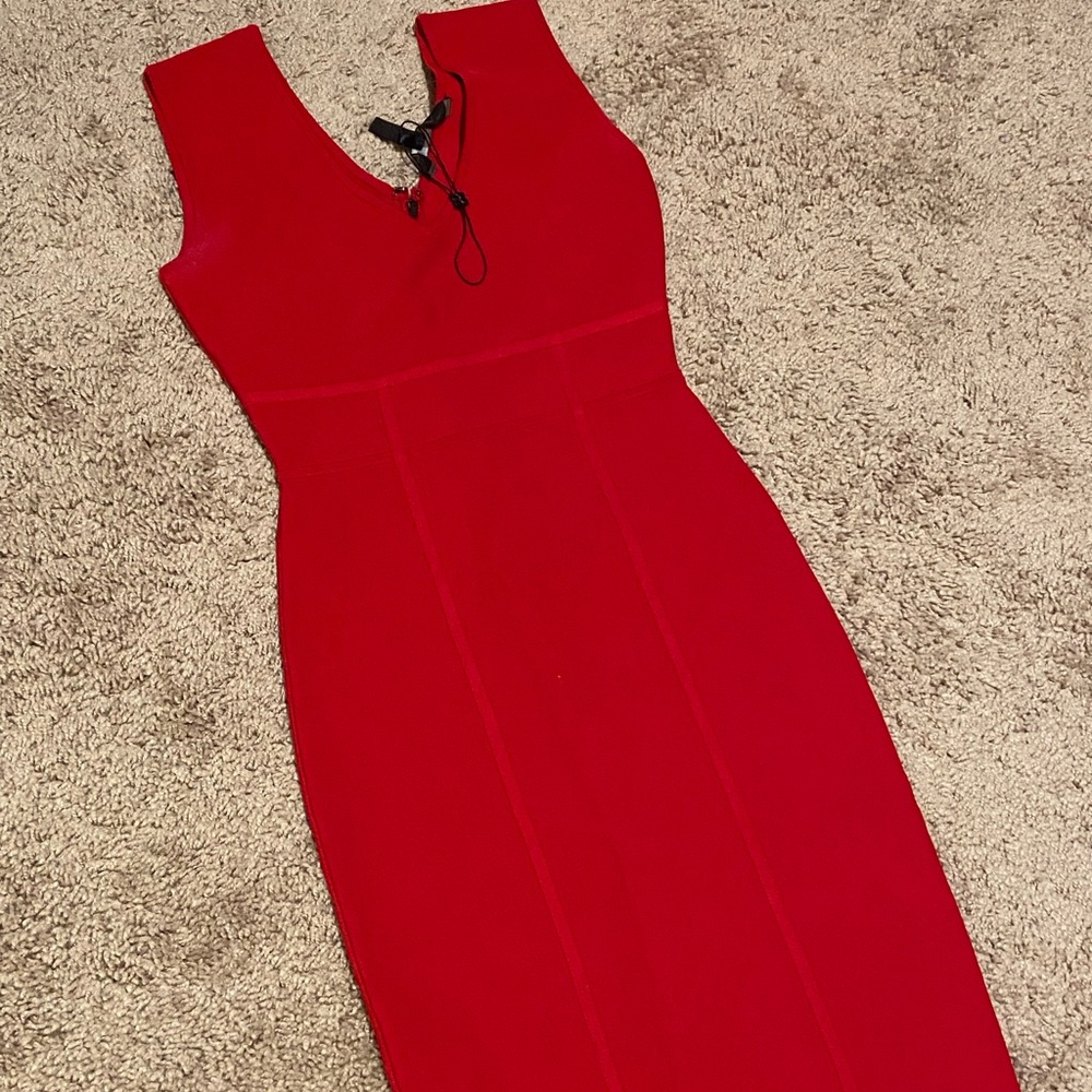 BCBG Red Dress size Small